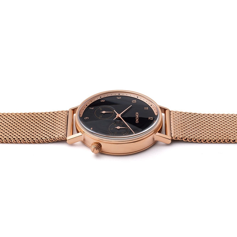 Zegarek męski Komono Walther Rose Gold Mesh KOM-W4022 Twoje Zegarki