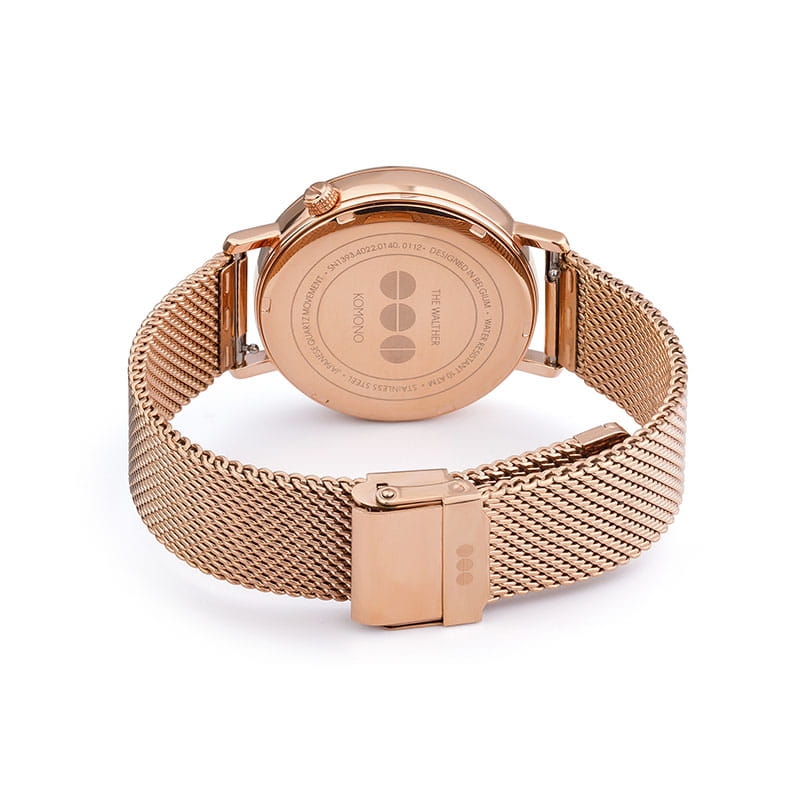 Zegarek męski Komono Walther Rose Gold Mesh KOM-W4022 Twoje Zegarki