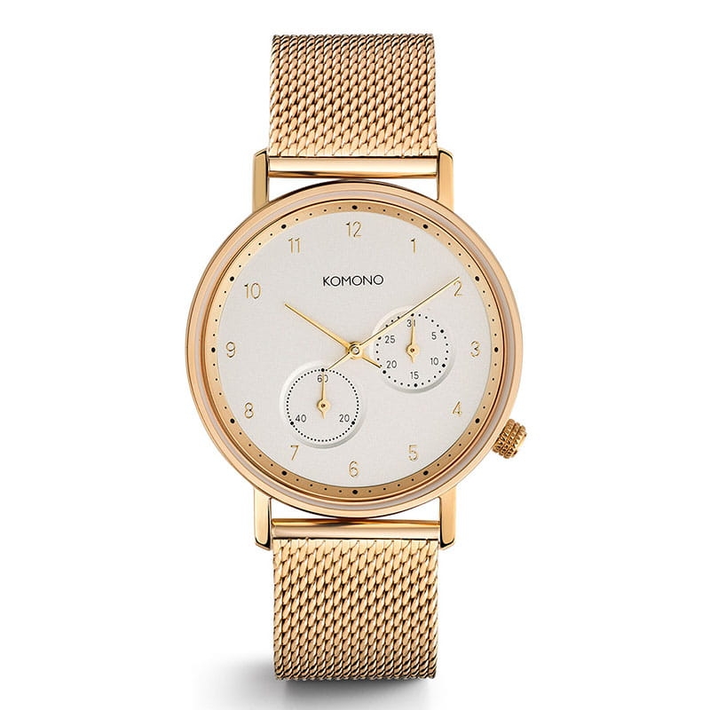 Zegarek męski Komono Walther Gold Mesh KOM-W4023 Twoje Zegarki