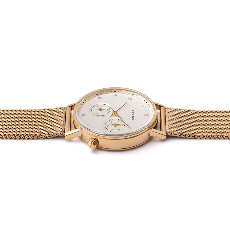 Zegarek męski Komono Walther Gold Mesh KOM-W4023 Twoje Zegarki