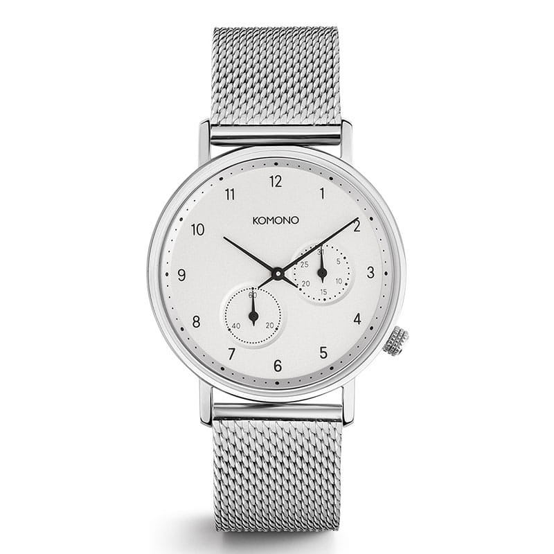 Zegarek męski Komono Walther Silver Mesh KOM-W4020 Twoje Zegarki