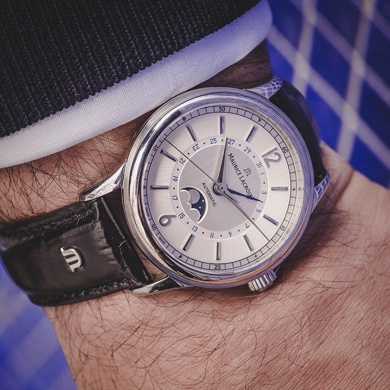 Zegarek Maurice Lacroix Les Classiques Moonphase LC6168-SS001-120-1 Twoje Zegarki