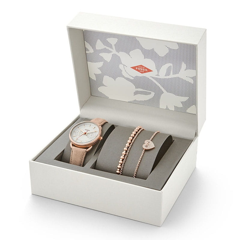 Zegarek damski Fossil Tailor Multifunction + 2 bransoletki ES4021SET Twoje Zegarki