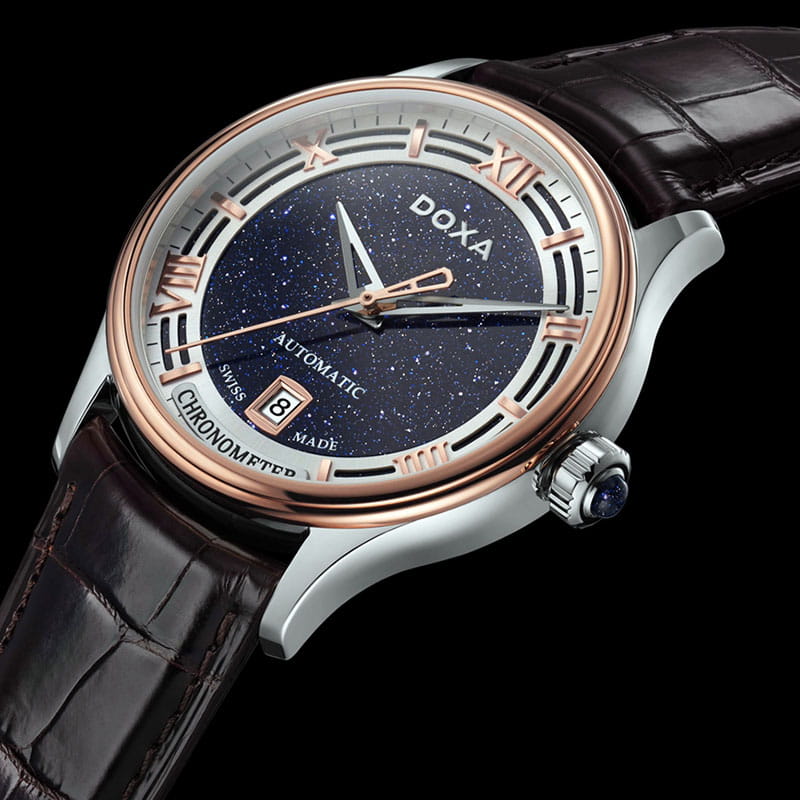 Zegarek męski Doxa Grandemetre Blue Planet COSC Limited Edition D198RBU Twoje Zegarki