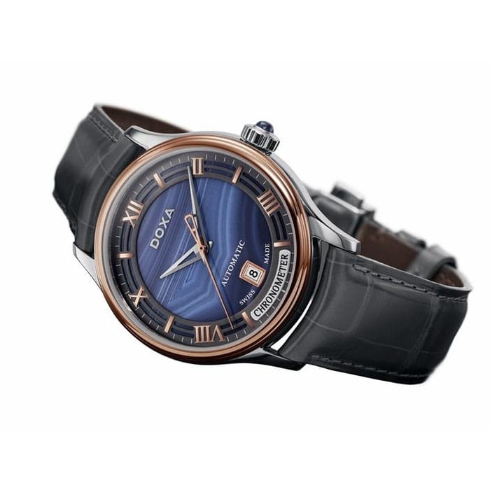 Zegarek męski Doxa Grandemetre Blue Planet COSC Limited Edition D198RAG Twoje Zegarki