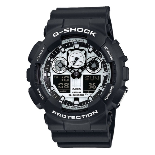 Zegarek Casio G-Shock G-Classic GA-100BW-1A