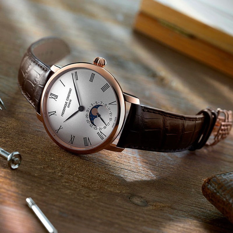 Frederique Constant Manufacture Slimline Moonphase FC-705WR4S4 Twoje Zegarki