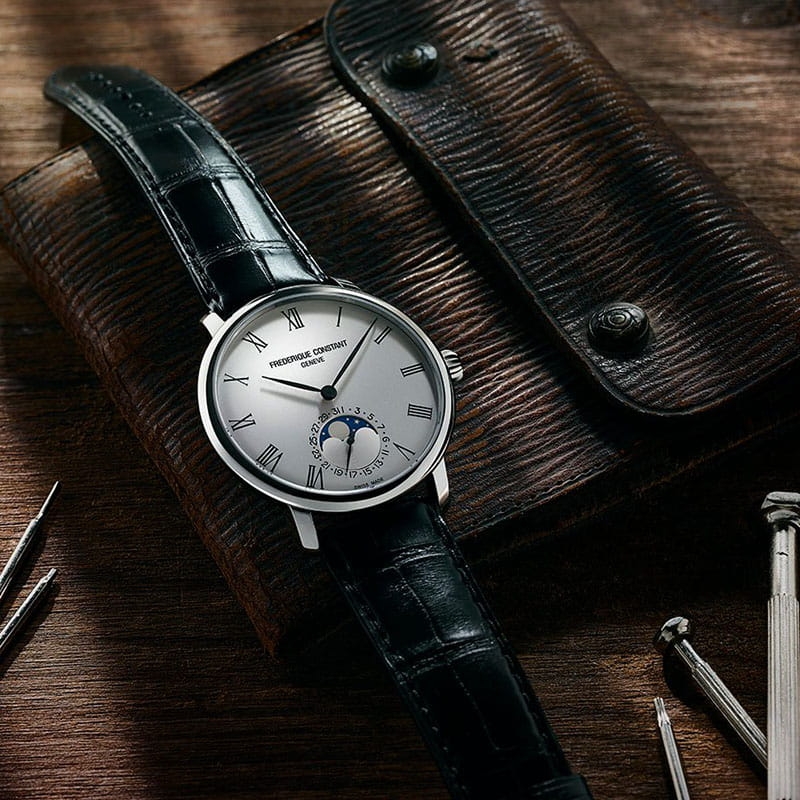 Frederique Constant Manufacture Slimline Moonphase FC-705WR4S6 Twoje Zegarki