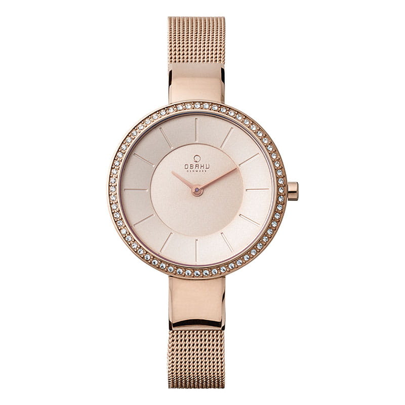 Obaku Sol Glimt Rose V179LEVVMV Twoje Zegarki