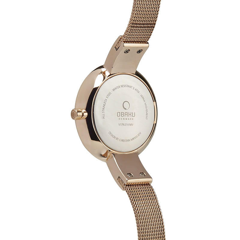 Obaku Sol Glimt Rose V179LEVVMV Twoje Zegarki