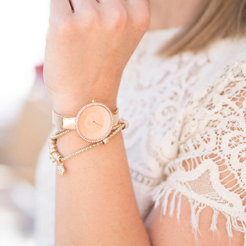 Obaku Sol Glimt Rose V179LEVVMV Twoje Zegarki