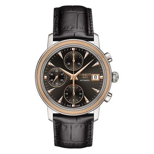 Zegarek Tissot Bridgeport Gold Chronograph T9214274606600