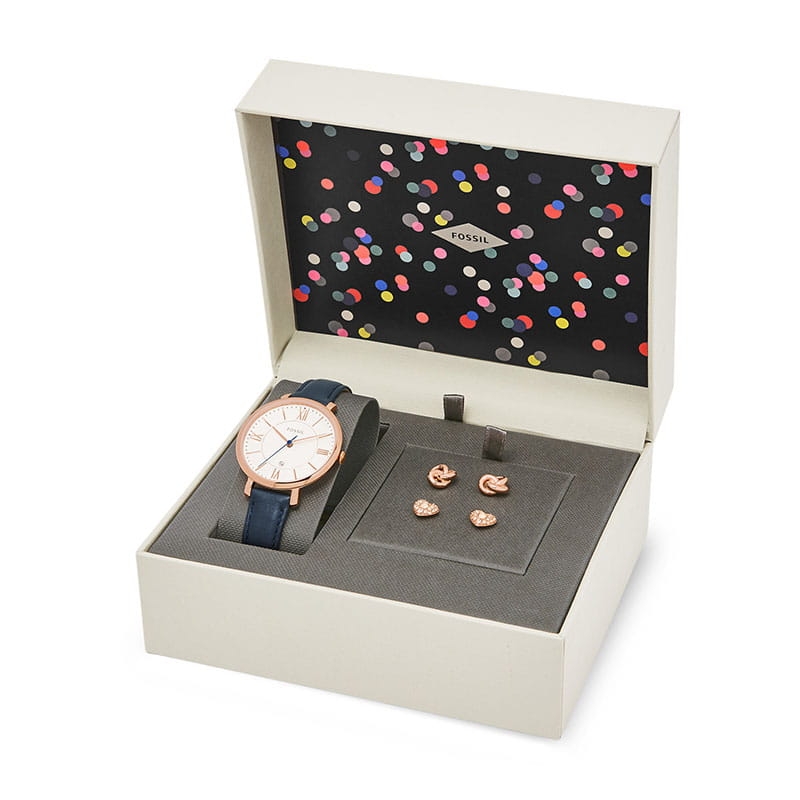 Fossil Jacqueline + Kolczyki ES4140SET Twoje Zegarki