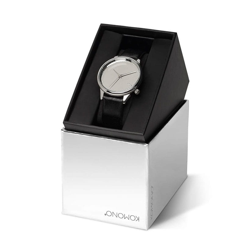 Komono Estelle Mirror Silver Black KOM-W2871 Twoje Zegarki