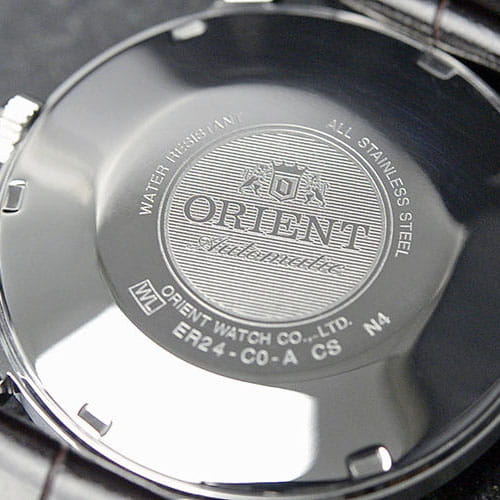 Orient Bambino Automatic FAC00005W0 - dekiel z logotypem