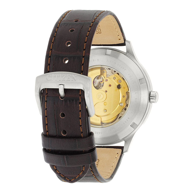 Citizen Mechanical Titanium NJ0090-13P tył zegarka