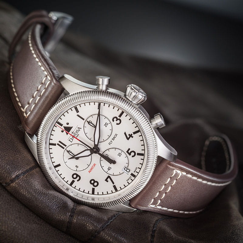Davosa Aviator Fly Back Chronograph 162.499.15 Twoje Zegarki