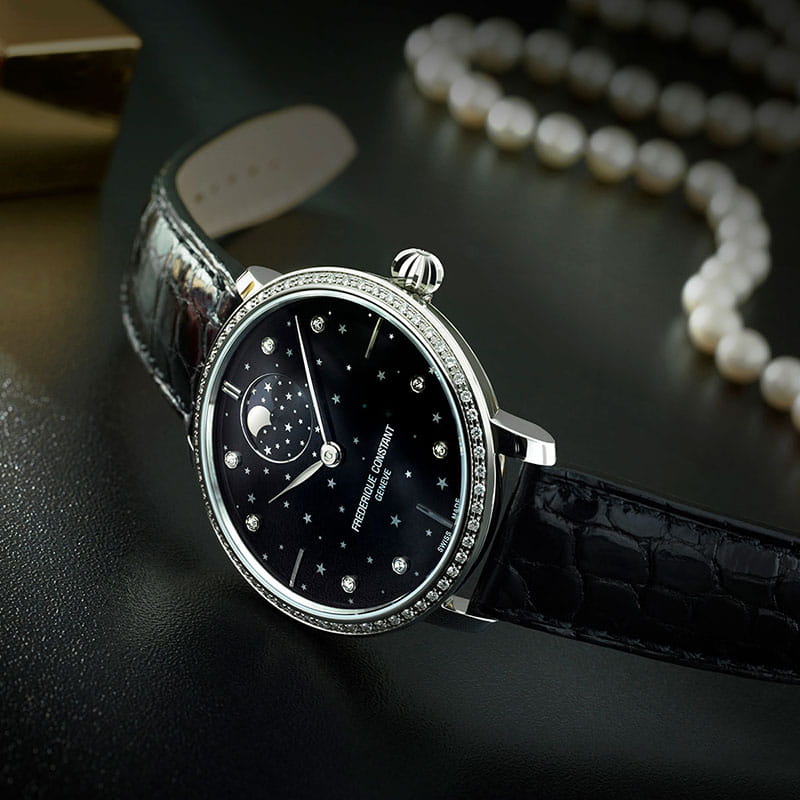 Frederique Constant Manufature Slimline Moonphase Stars FC-701BSD3SD6 Twoje Zegarki