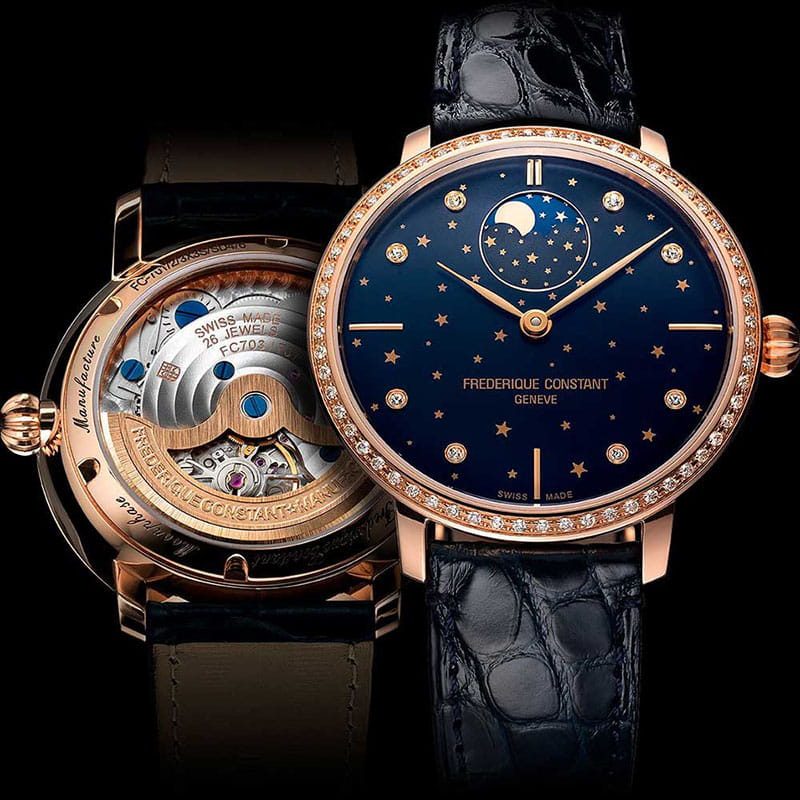 Frederique Constant Manufature Slimline Moonphase Stars FC-701NSD3SD4 Twoje Zegarki