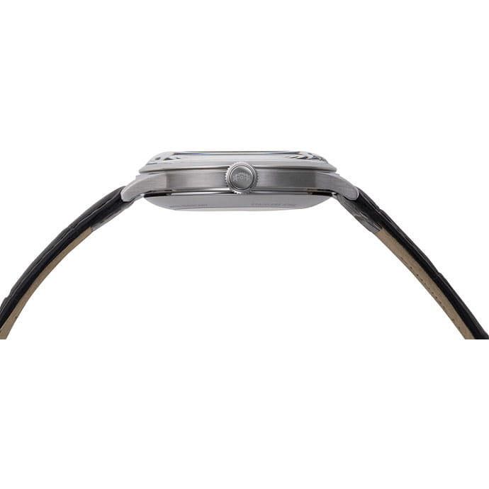 Orient Bambino Small Seconds RA-AP0005B10B – profil koperty z widocznym paskiem