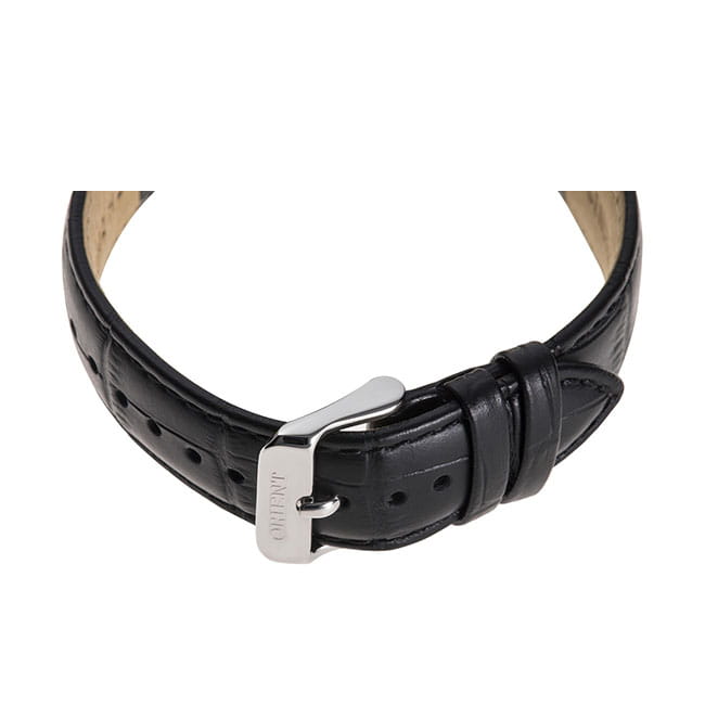 Orient Bambino Small Seconds RA-AP0005B10B – czarny skórzany pasek z klamrą