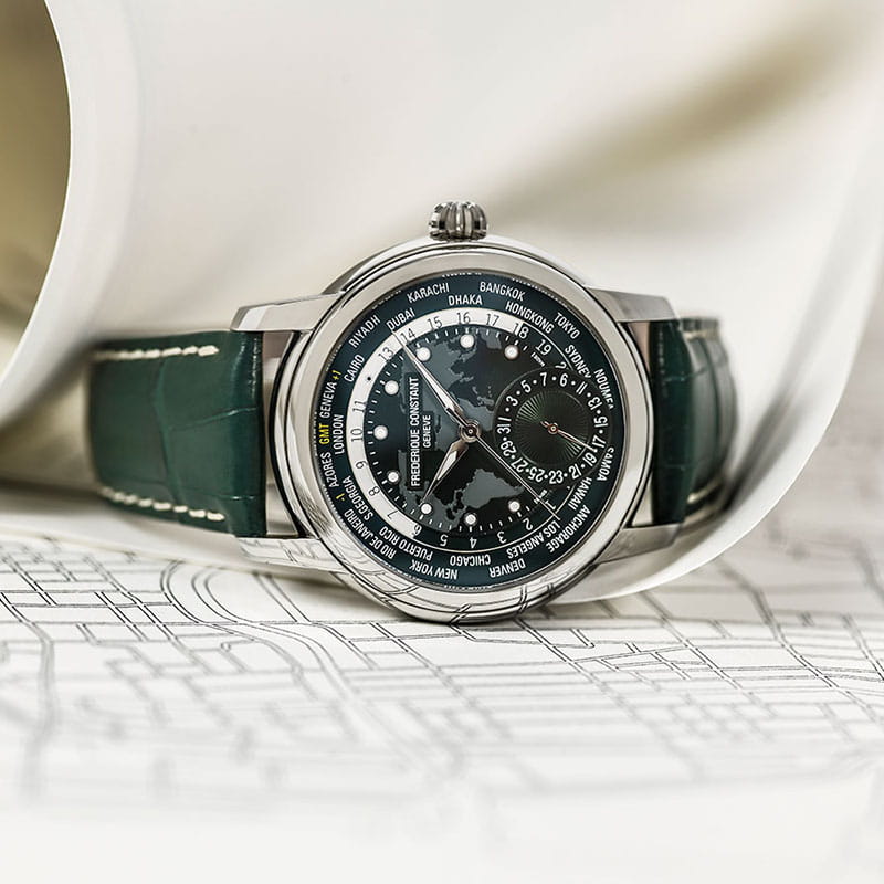 Frederique Constant Manufacture Worldtimer FC-718GRWM4H6 Twoje Zegarki