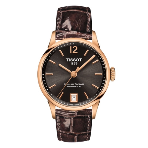 Zegarek Tissot Chemin des Tourelles Powermatic 80 Lady T0992073644700