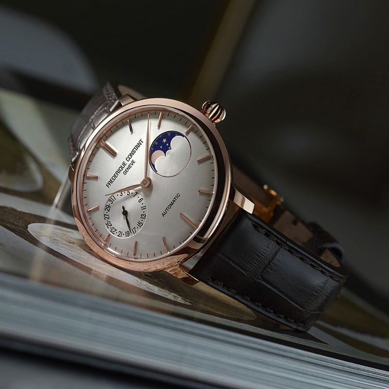Frederique Constant Manufacture Slimline Moonphase FC-702V3S4 Twoje Zegarki