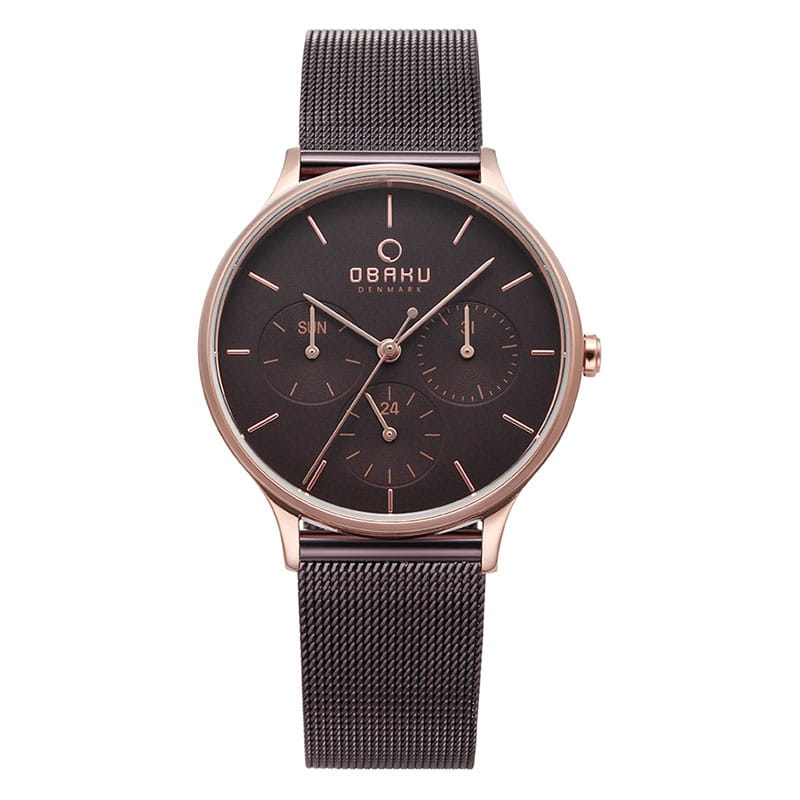 Obaku Lind Walnut V212LMVNMN Twoje Zegarki