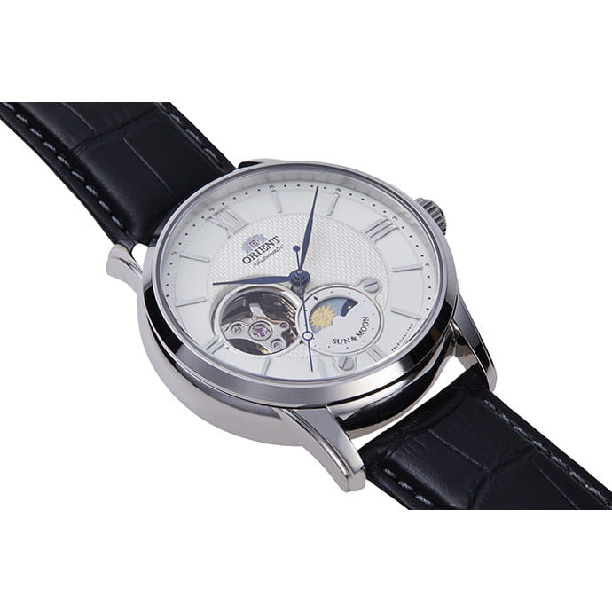 Orient Sun and Moon Open Heart RA-AS0005S10B Twoje Zegarki