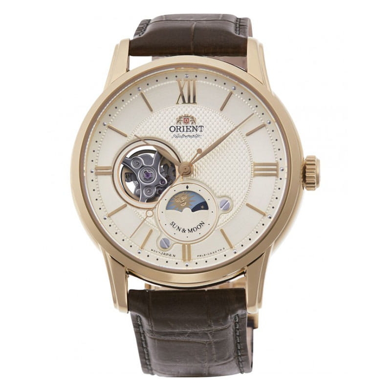 Orient Sun and Moon Open Heart RA-AS0004S10B Twoje Zegarki