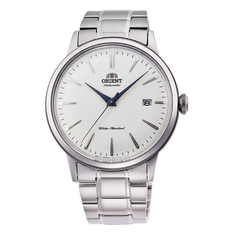Orient Bambino Automatic RA-AC0005S10B - zegarek automatyczny z białym cyferblatem
