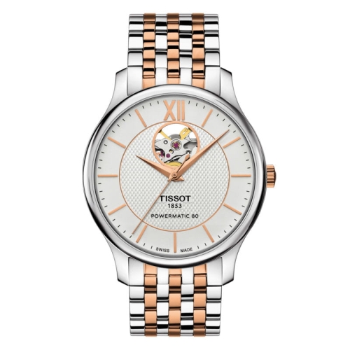 Zegarek Tissot Tradition Powermatic 80 Open Heart T063.907.22.038.01