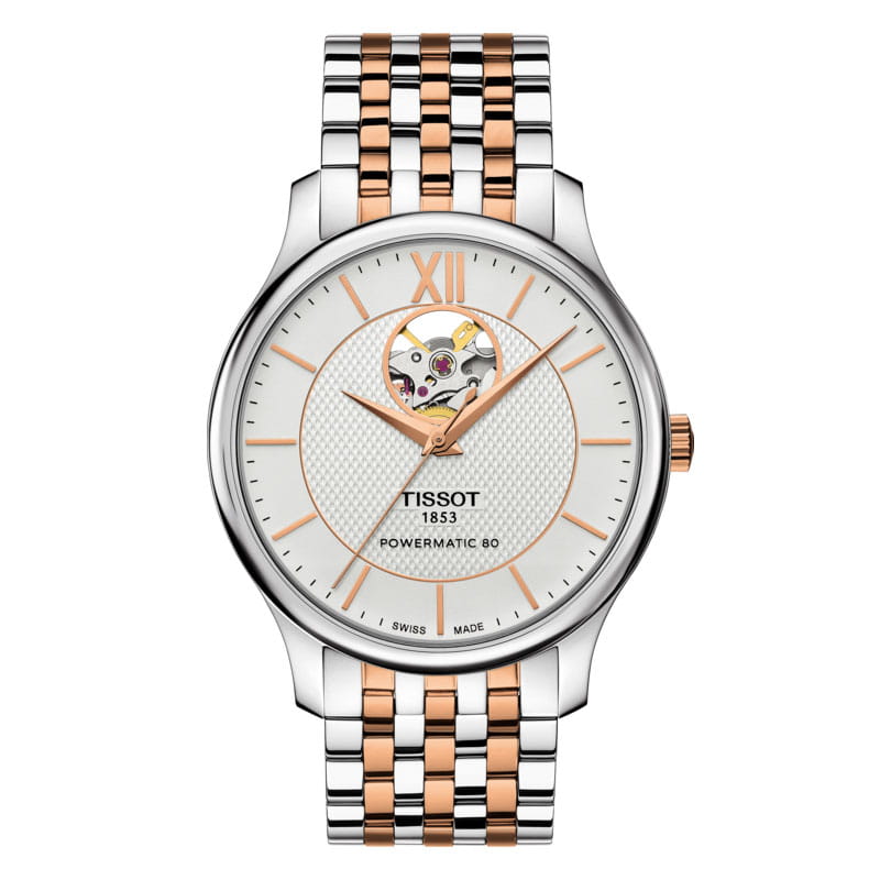 Tissot Tradition Powermatic 80 Open Heart T063.907.22.038.01 Twoje Zegarki