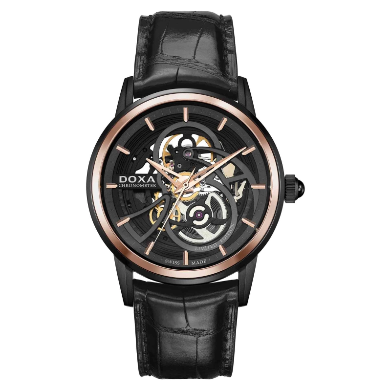 Doxa GrandeMetre Skeleton Titanium Limited Edition D210BBK Twoje Zegarki