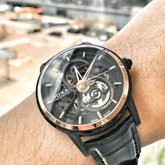 Doxa GrandeMetre Skeleton Titanium Limited Edition D210BBK Twoje Zegarki