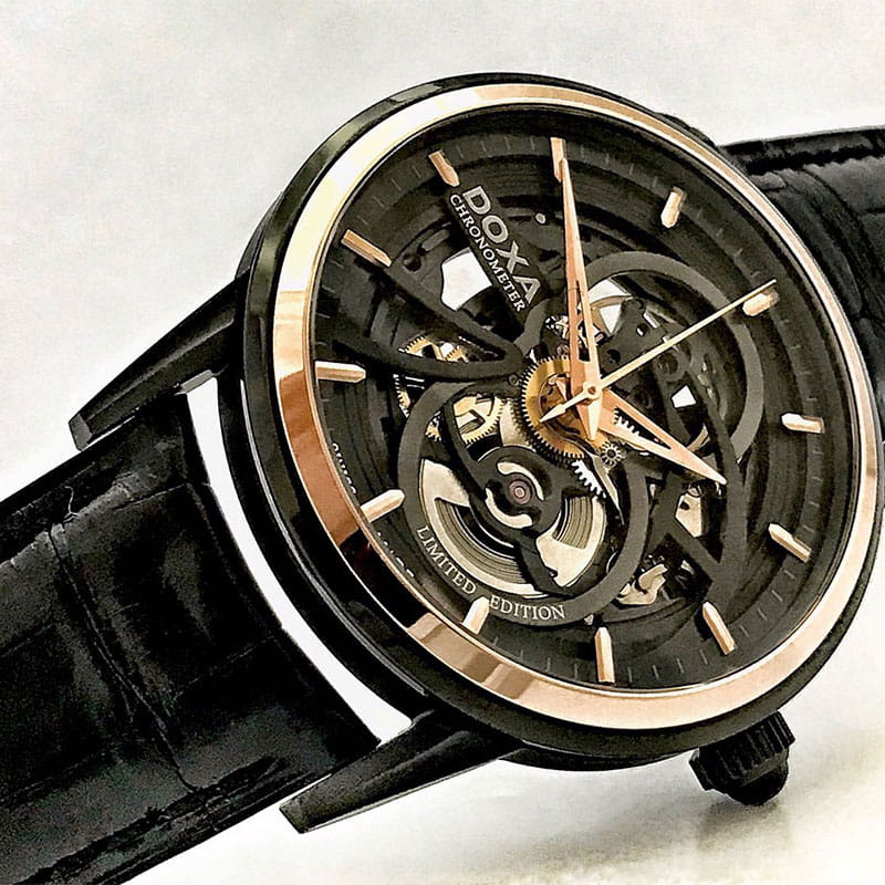 Doxa GrandeMetre Skeleton Titanium Limited Edition D210BBK Twoje Zegarki