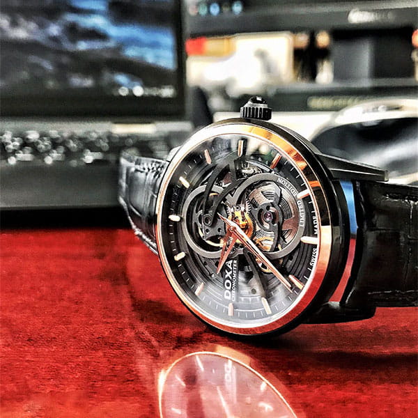 Doxa GrandeMetre Skeleton Titanium Limited Edition D210BBK Twoje Zegarki