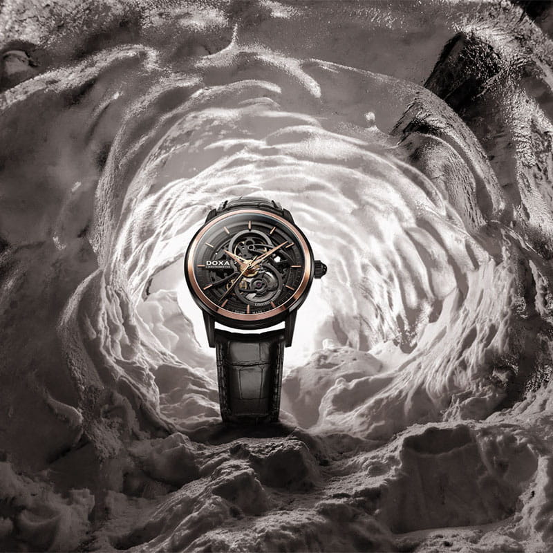 Doxa GrandeMetre Skeleton Titanium Limited Edition D210BBK Twoje Zegarki