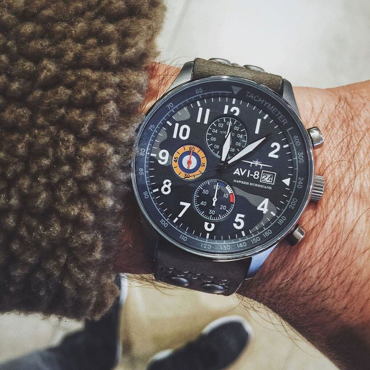 Avi-8 Hawker Hurricane Chronograph AV-4011-SETA-01 Twoje Zegarki