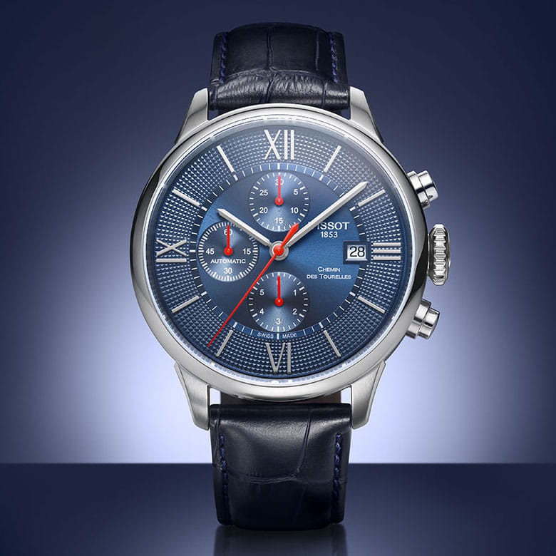 Tissot Chemin des Tourelles Chronograph Bucherer Blue Edition T099.427.16.048.00 Twoje Zegarki
