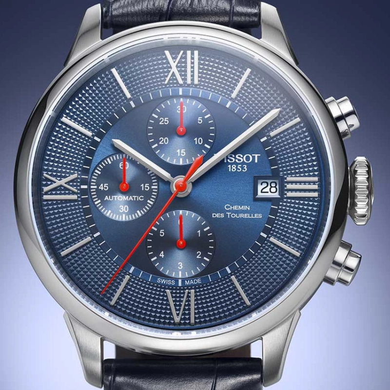 Tissot Chemin des Tourelles Chronograph Bucherer Blue Edition T099.427.16.048.00 Twoje Zegarki