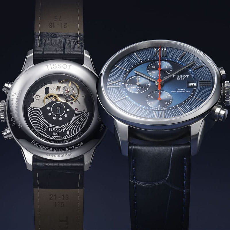Tissot Chemin des Tourelles Chronograph Bucherer Blue Edition T099.427.16.048.00 Twoje Zegarki