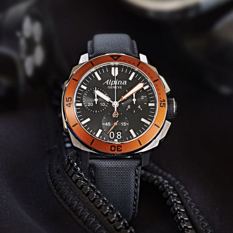 Alpina Seastrong Diver 300 Chrongoraph AL-372LBO4V6 Twoje Zegarki