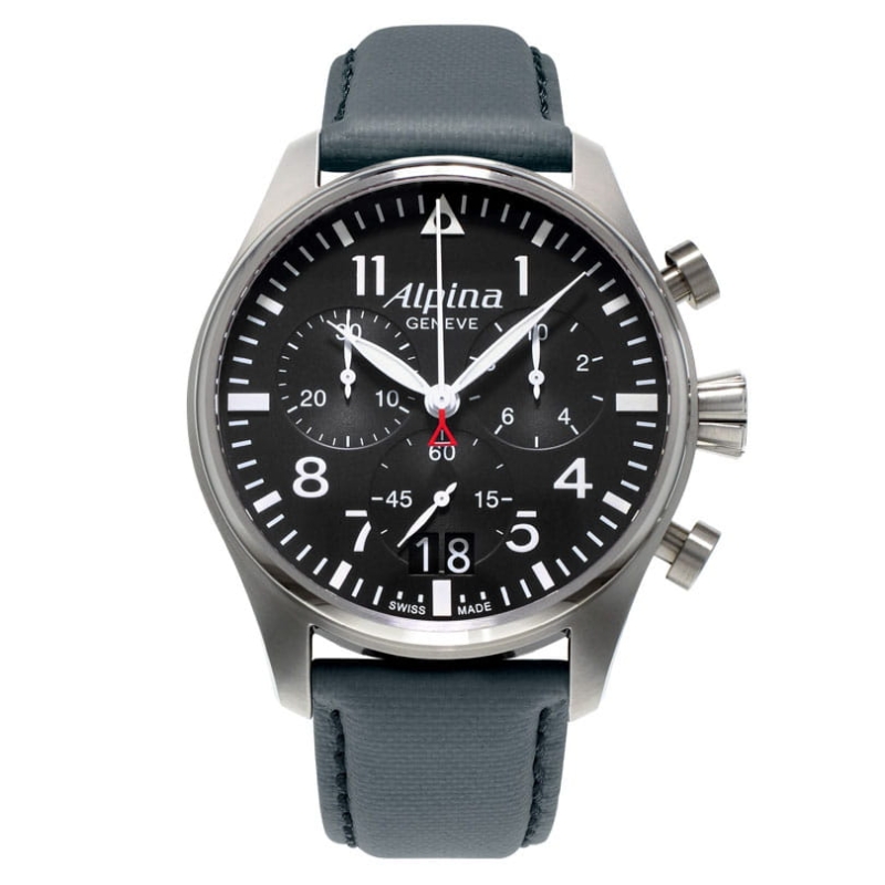 Alpina Startimer Pilot Chonograph Big Date AL-372B4S6 Twoje Zegarki