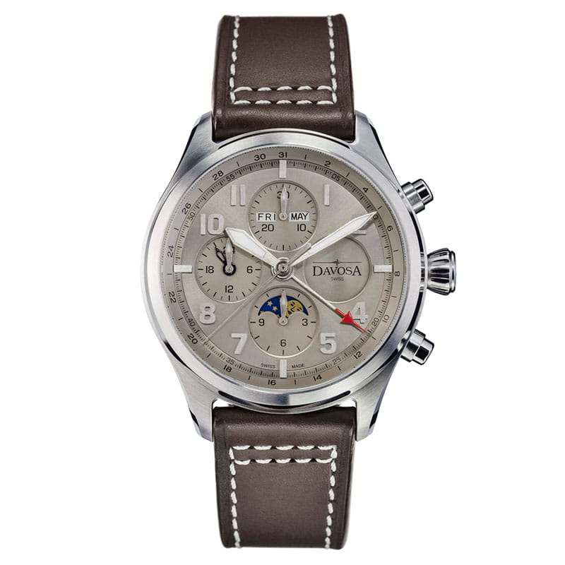 Davosa Newton Pilot Moonphase Chronograph 161.586.15