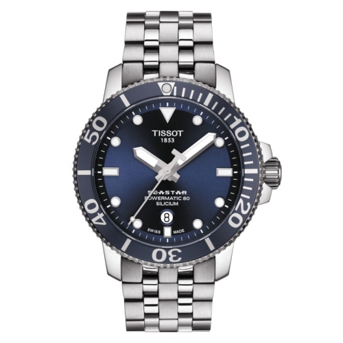 Zegarek Tissot Seastar 1000 Powermatic 80 Silicium T120.407.11.041.01
