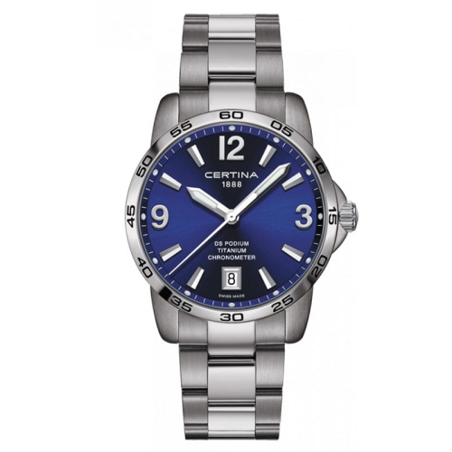 Zegarek Certina DS Podium Chronometer Titanium C034.451.44.047.00