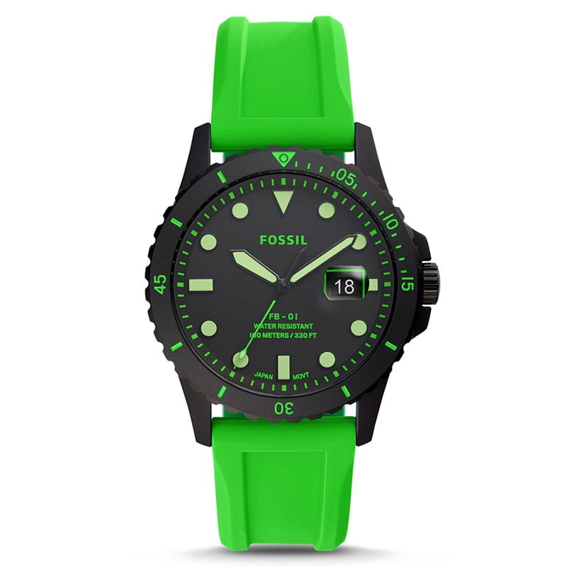Fossil FB-01 Neon Green FS5683 Twoje Zegarki