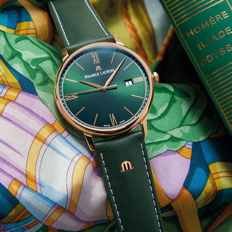 Maurice Lacroix Eliros Date Green Smoked EL1118-PVP01-610-1 Twoje Zegarki